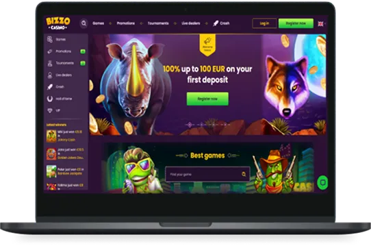 Bizzo Casino Desktop